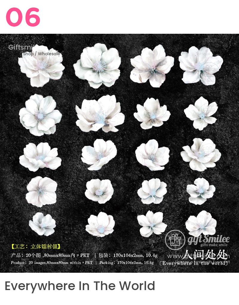 Sharing The Sea Of Flowers Sticker Packs | note pads