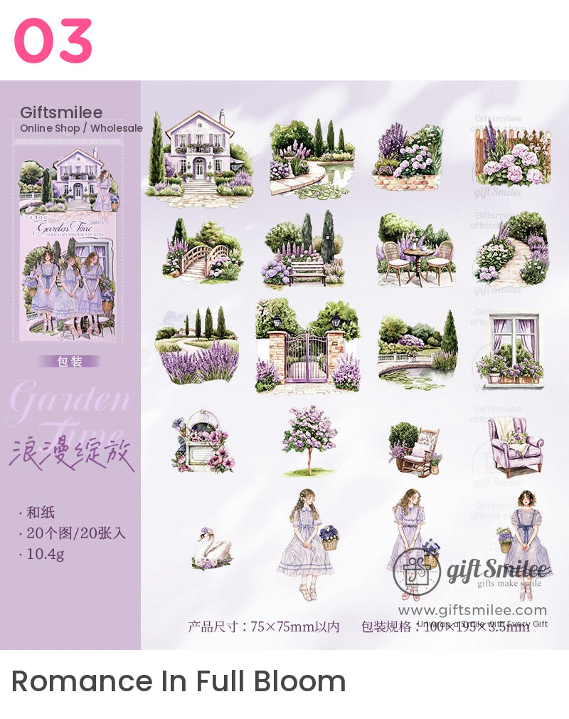 Garden Time Sticker Packs | wedding gift