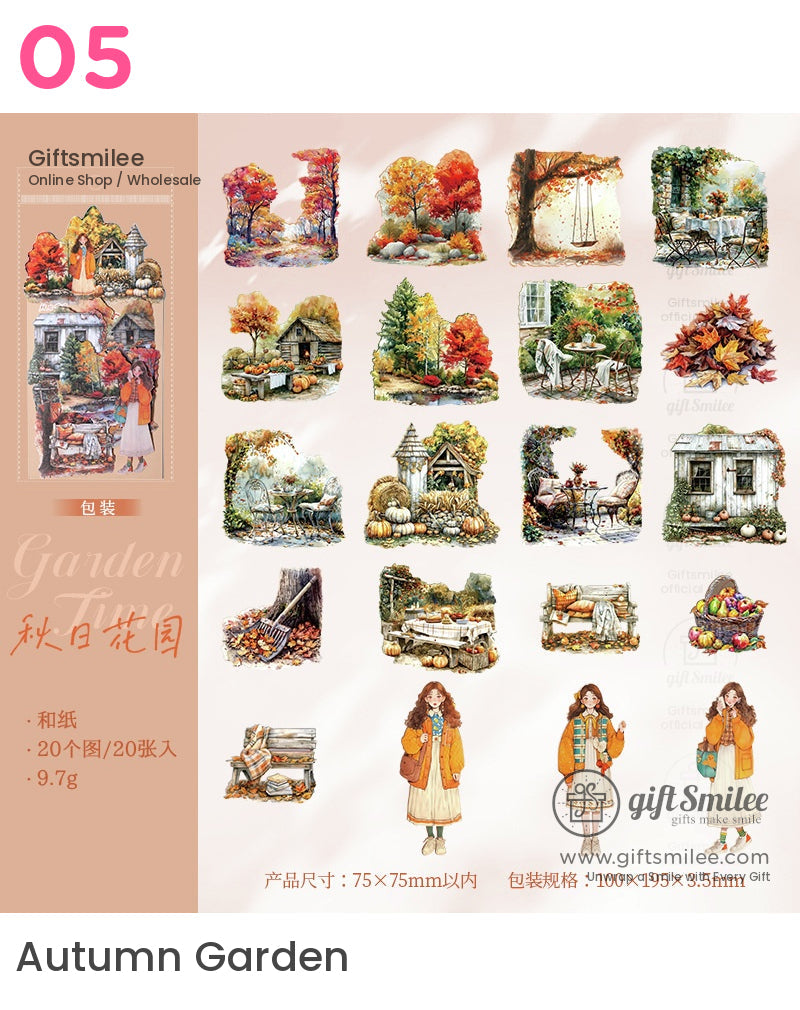 Garden Time Sticker Packs | wedding gift