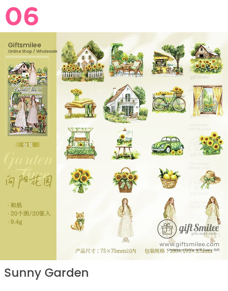 Garden Time Sticker Packs | wedding gift