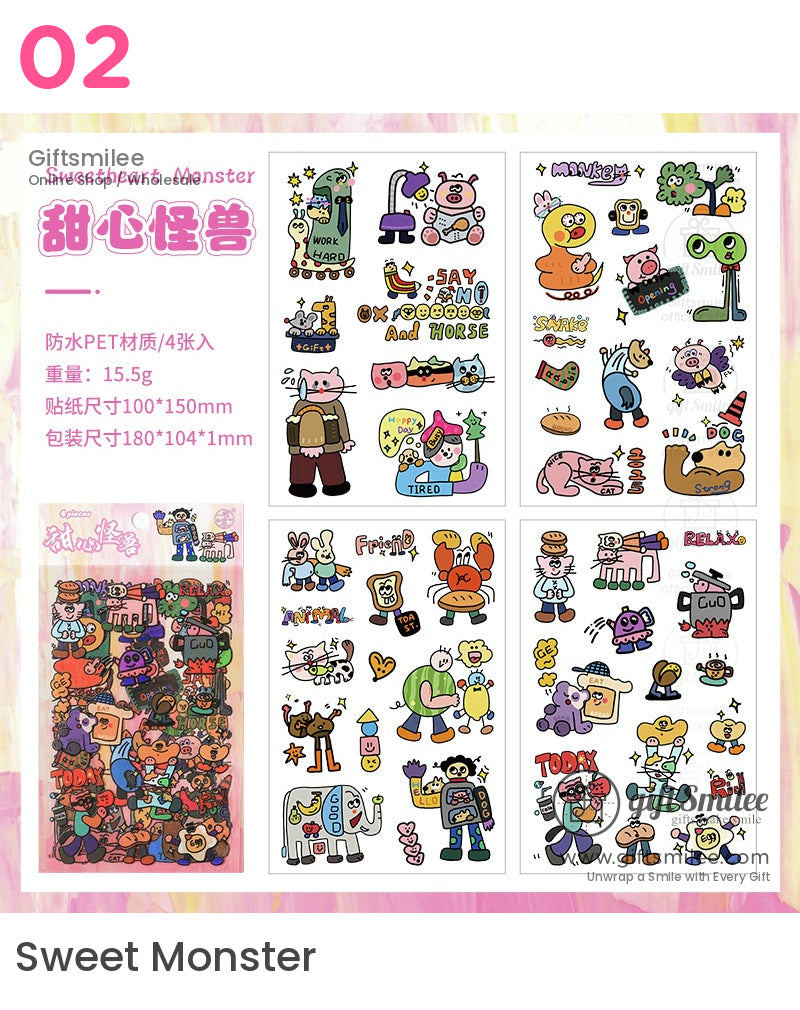 Cute Island Stickers | planner deco
