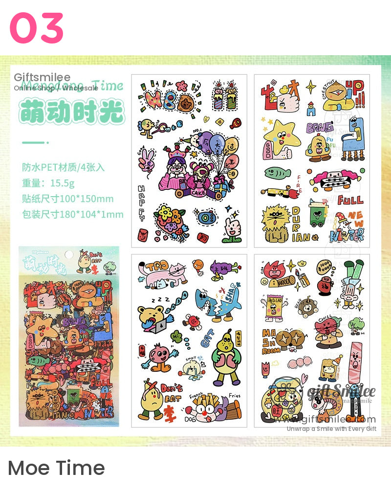 Cute Island Stickers | planner deco