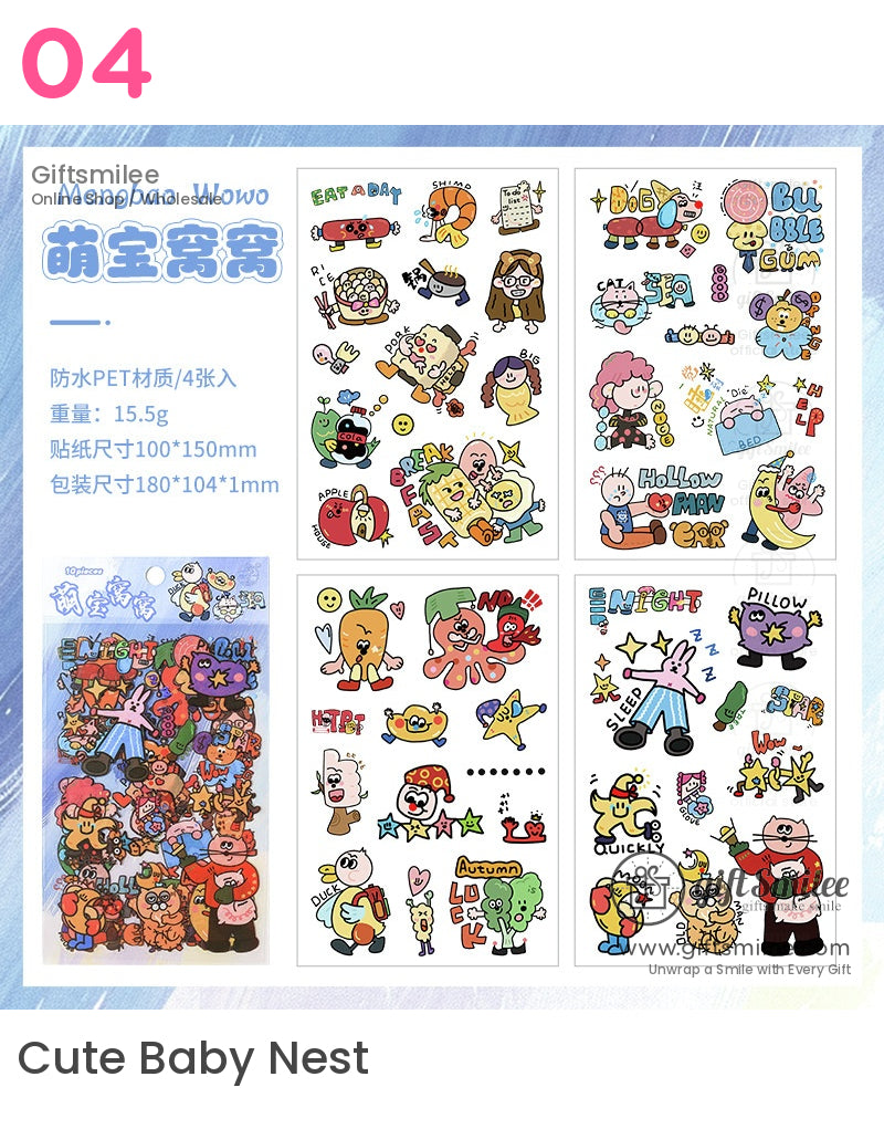 Cute Island Stickers | planner deco