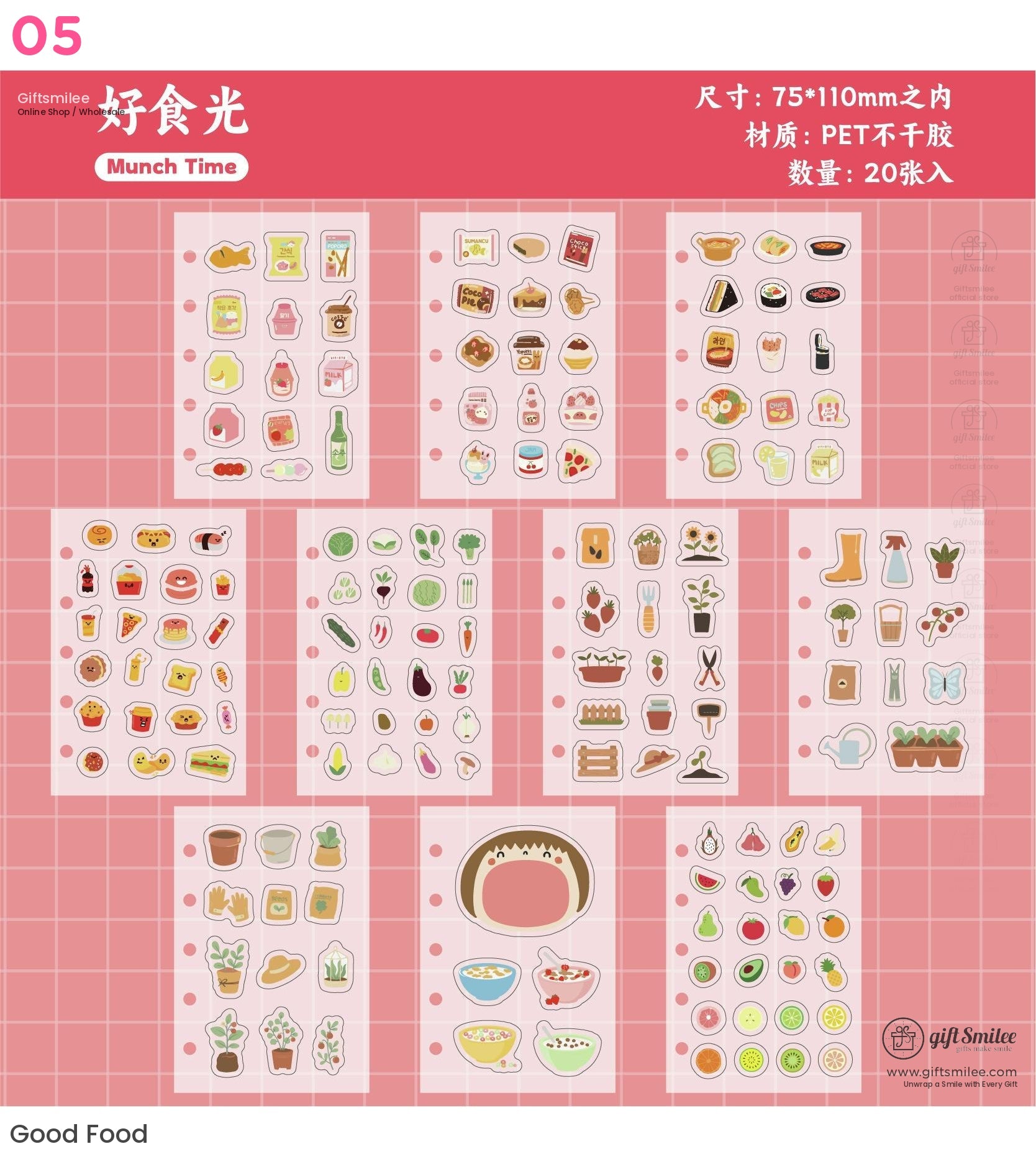 Animal And Food Stickers | waterproof craft