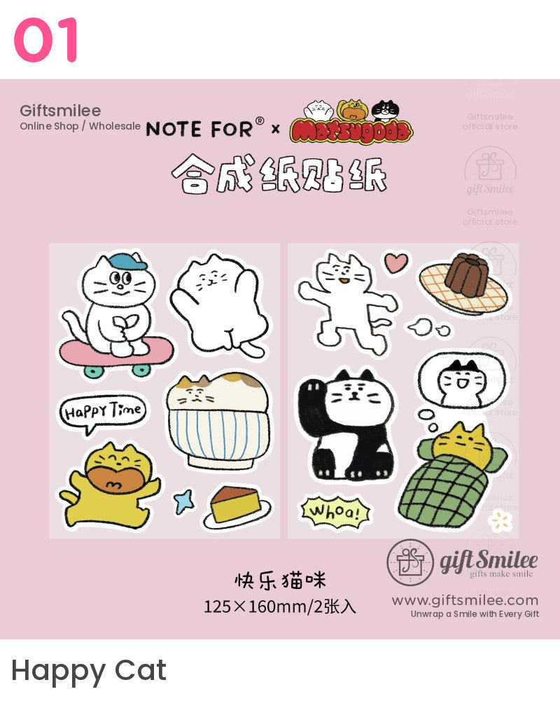 Kawaii Cartoon Cat Stickers | journals deco