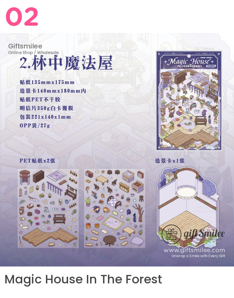 Fairy Tale Miniature Stickers | paper project