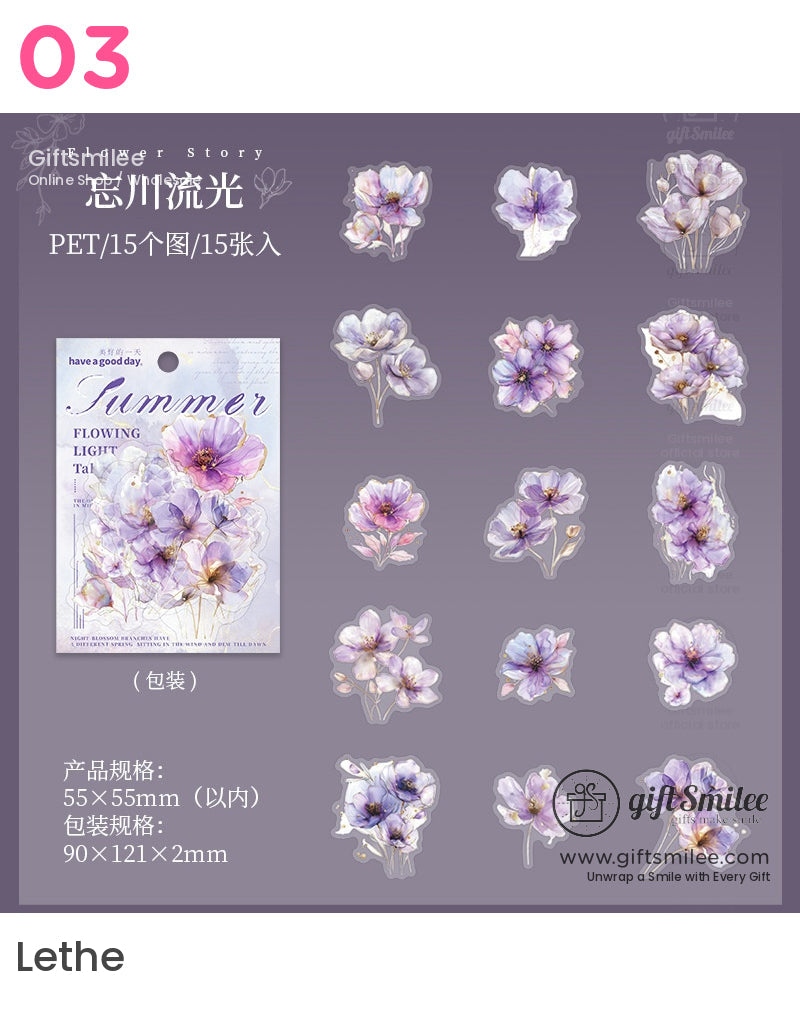 Floral Stickers | vintage poster