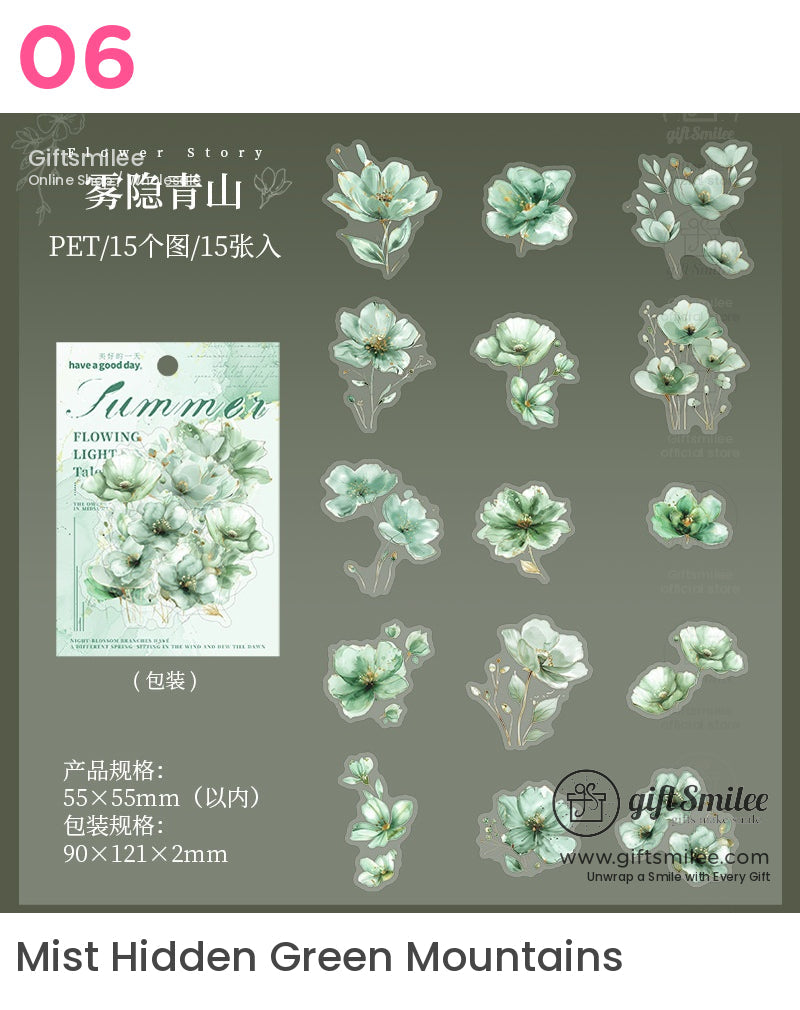 Floral Stickers | vintage poster