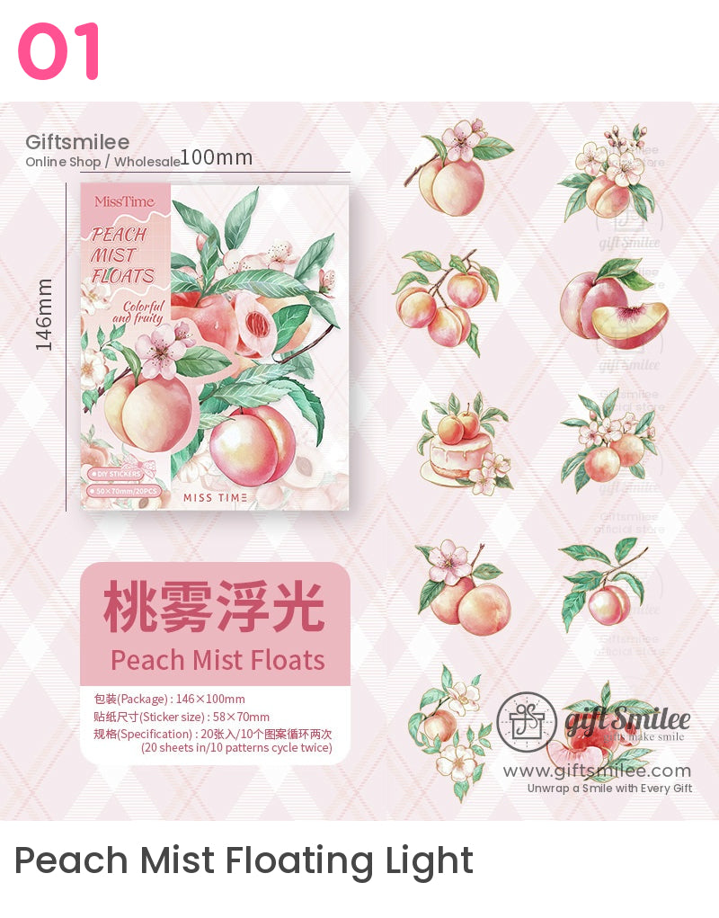 Fruit-Themed Decorative Stickers | journal paper