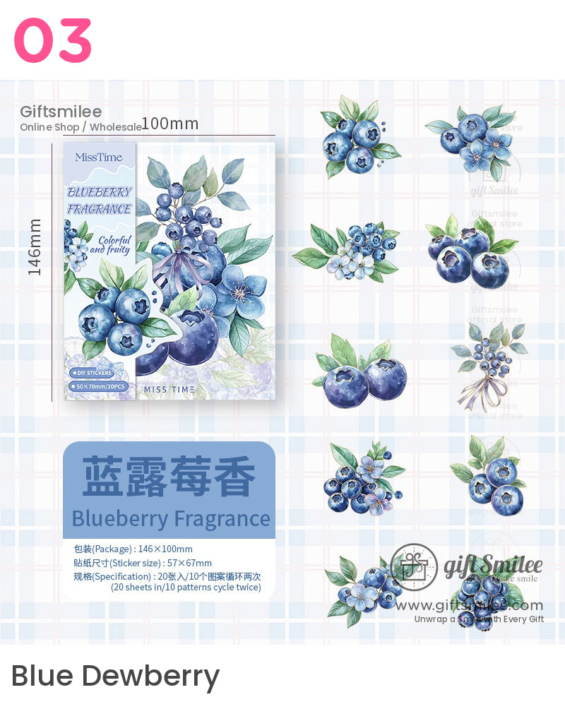 Fruit-Themed Decorative Stickers | journal paper
