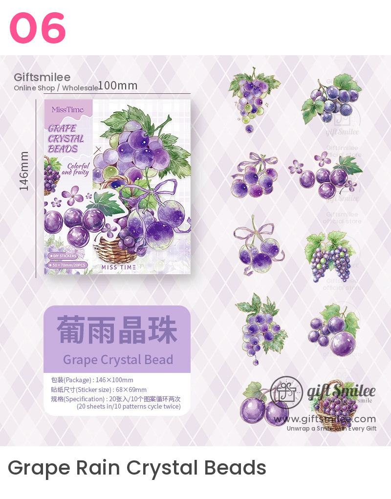 Fruit-Themed Decorative Stickers | journal paper