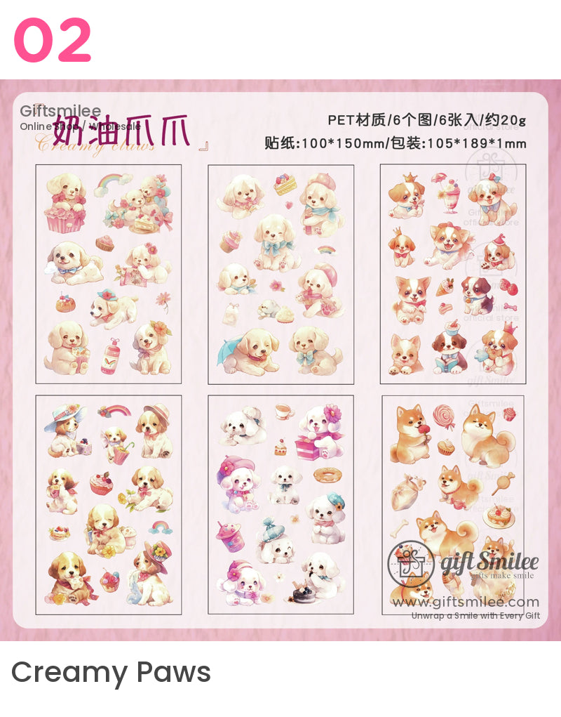 Kawaii Animal Bunny Panda Fox Bear Cat Stickers | boy friend