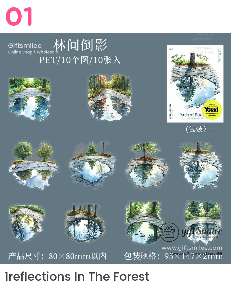 Watercolor Nature Stickers | KS-SA-4079