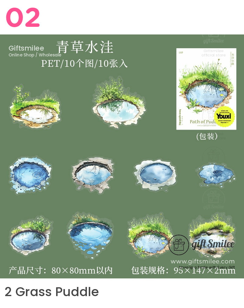 Watercolor Nature Stickers | KS-SA-4079