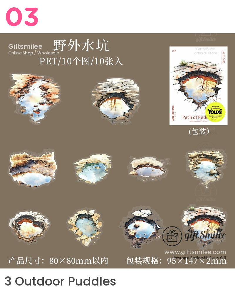 Watercolor Nature Stickers | KS-SA-4079