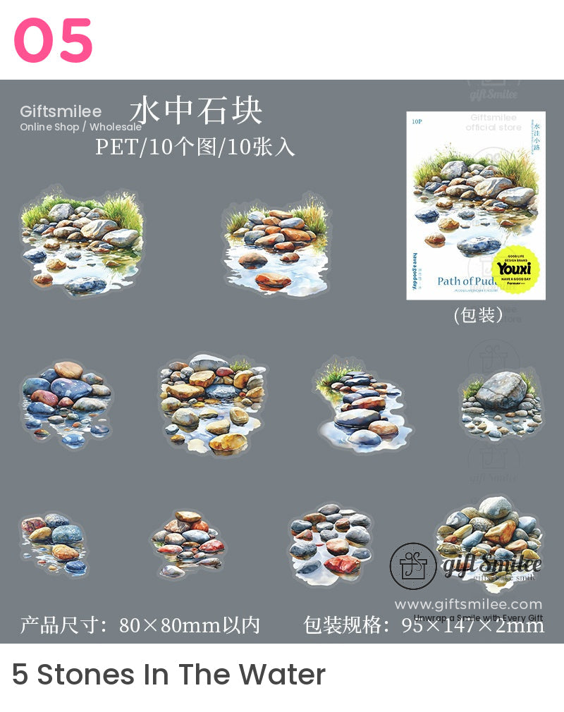 Watercolor Nature Stickers | KS-SA-4079