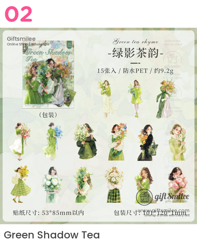Graceful Lady Sticker Packs | KS-SA-4156