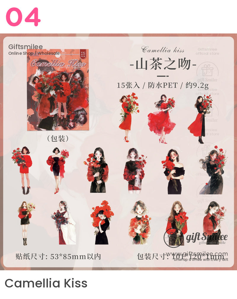 Graceful Lady Sticker Packs | KS-SA-4156