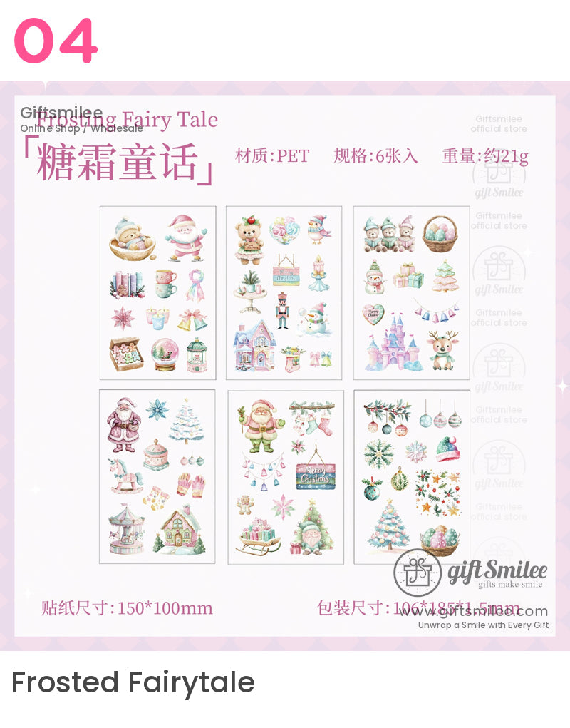 Carol On A Snowy Night Stickers | KS-SA-4193