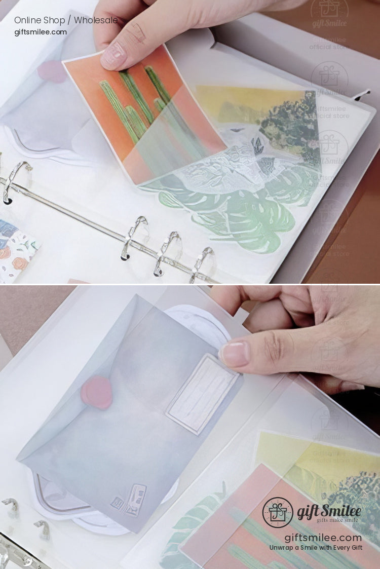 A6A5 Sticker Loose-Fitting Storage Bag Binder Pocket Sleeves | KS-SA-4253