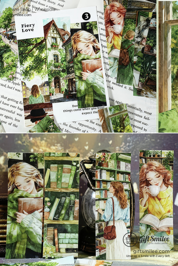 Matte Paper Die‑Cut 25Pcs Urban Watercolor Sticker Pack | KS-SA-4262