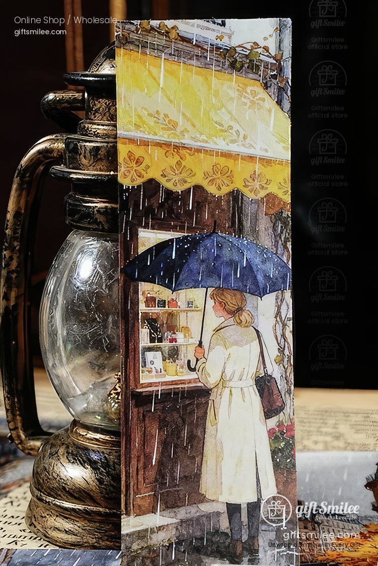 Matte Paper Die‑Cut 25Pcs Urban Watercolor Sticker Pack | KS-SA-4262