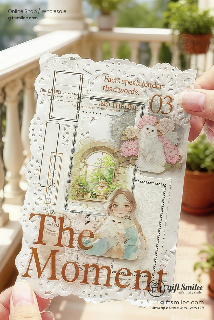 Matte Pet Die‑Cut Watercolor Animal Themes 40Pcspack Decorative Stickers | KS-SA-4269