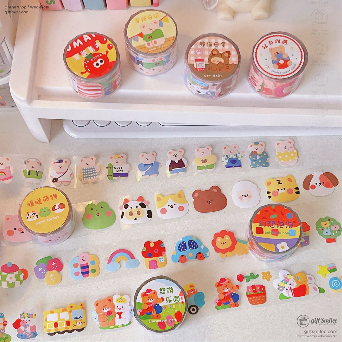 Transparent And Waterproof Sticker Roll Set | KS-SA-4271