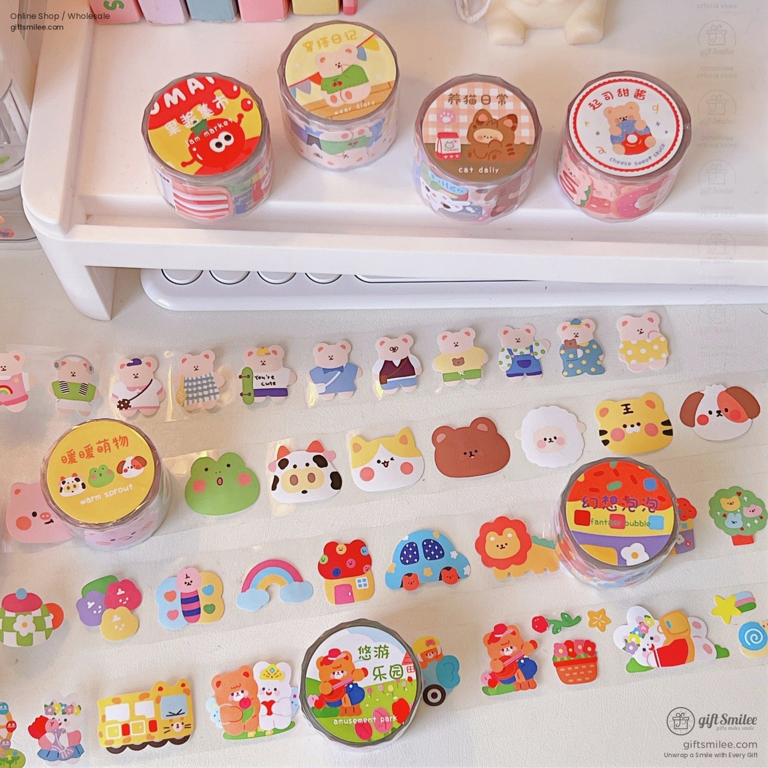 Transparent And Waterproof Sticker Roll Set | KS-SA-4271