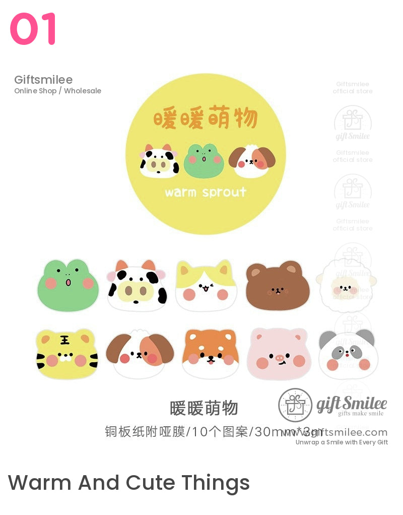 Transparent And Waterproof Sticker Roll Set | KS-SA-4271