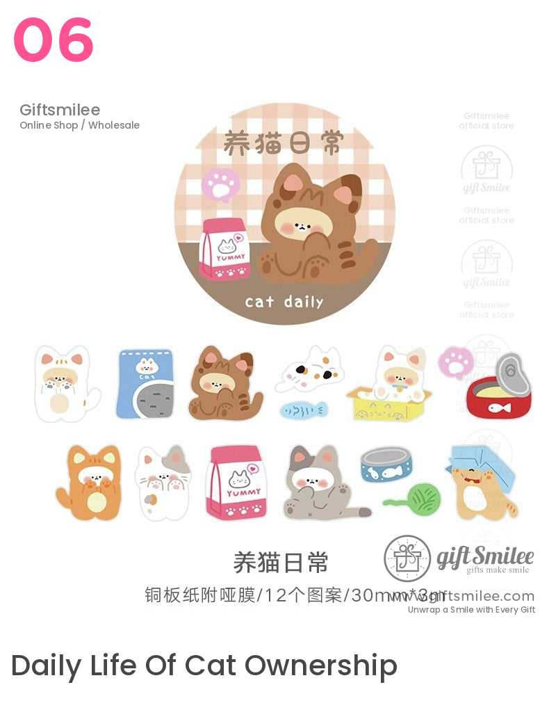 Transparent And Waterproof Sticker Roll Set | KS-SA-4271