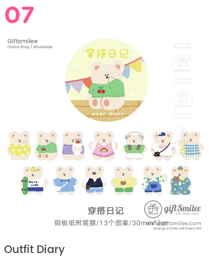 Transparent And Waterproof Sticker Roll Set | KS-SA-4271