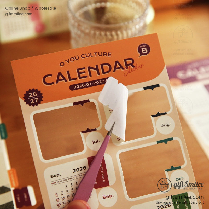 2026 Calendar Index Stickers | KS-SA-4272