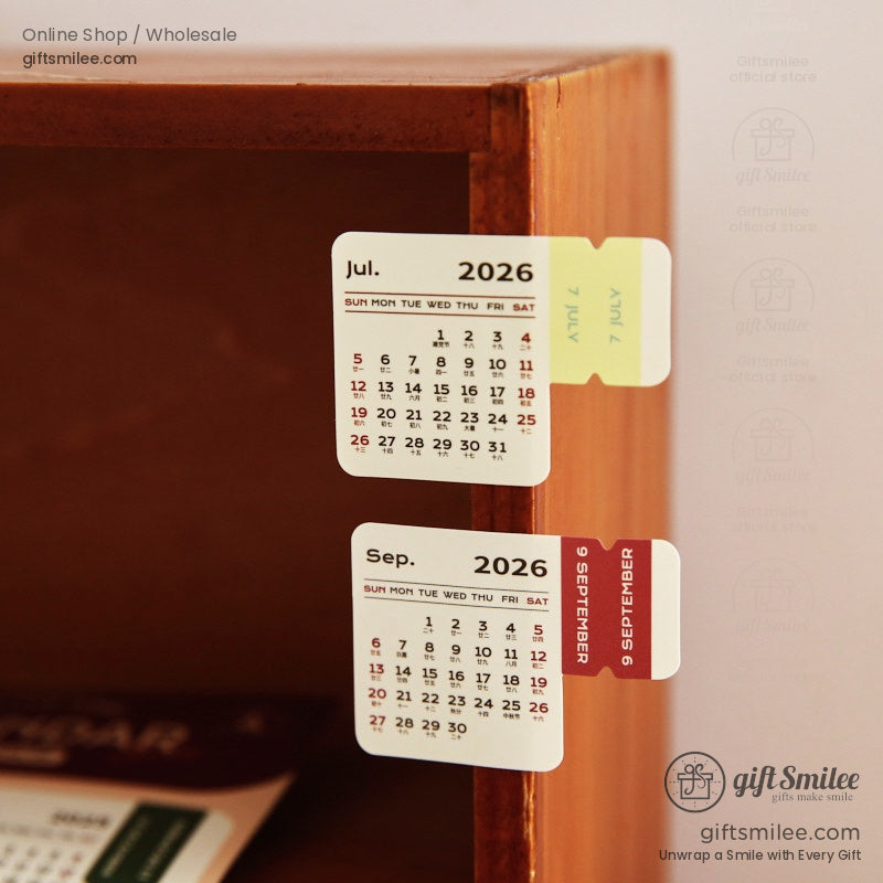 2026 Calendar Index Stickers | KS-SA-4272