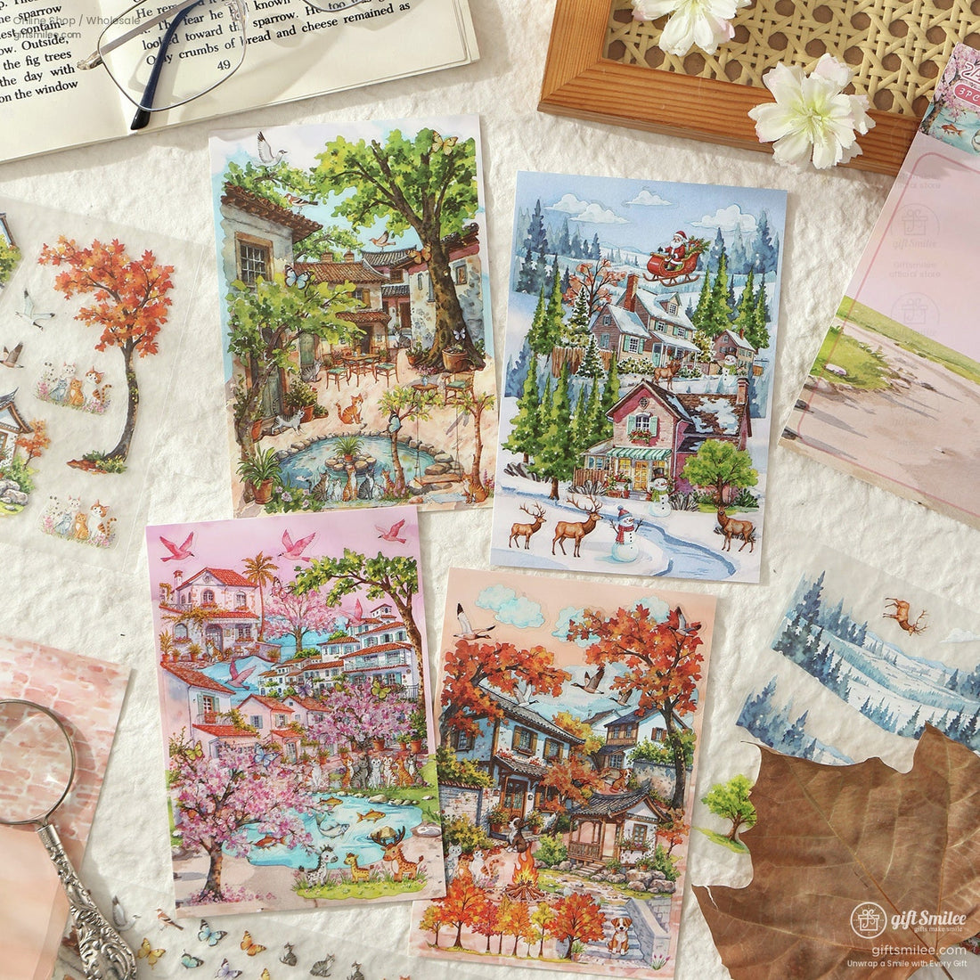 Landscaping 3D Scene Stickers | KS-SA-4276