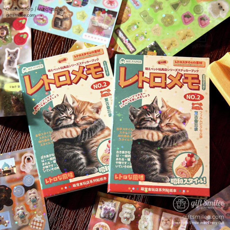 Cute Pet Food And Toy Store Sticker Book | KS-SA-4277