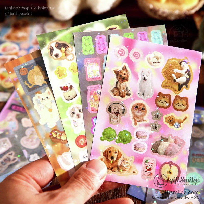 Cute Pet Food And Toy Store Sticker Book | KS-SA-4277