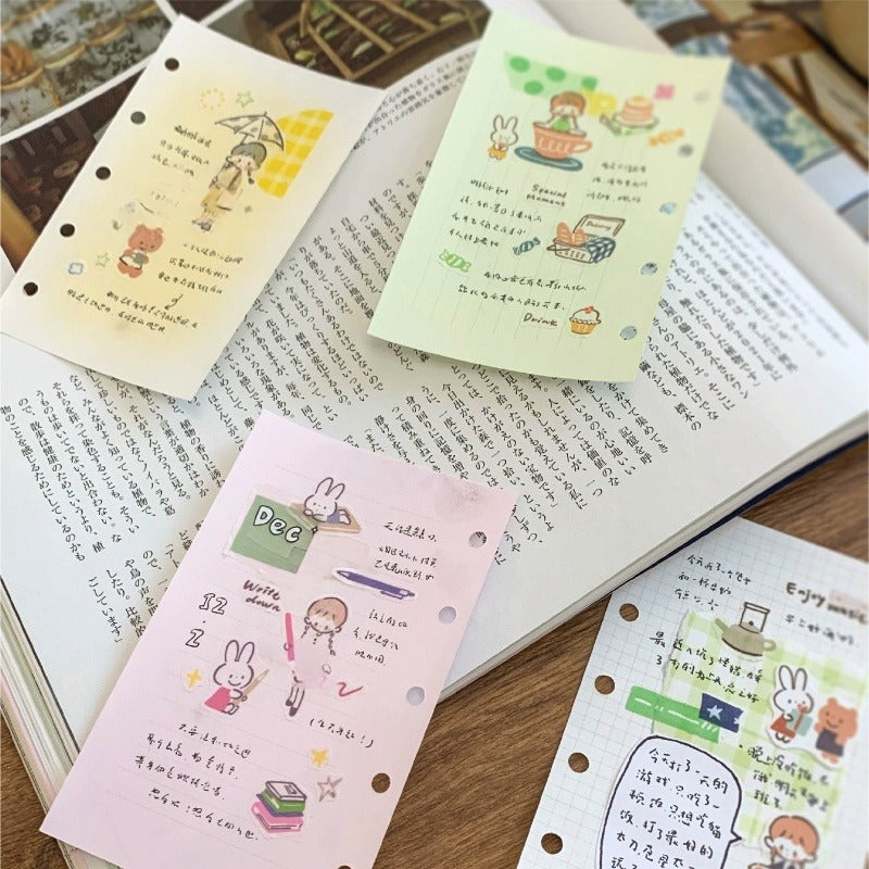 Lines And Color Blocks Sticker Sheets | KS-SA-4279