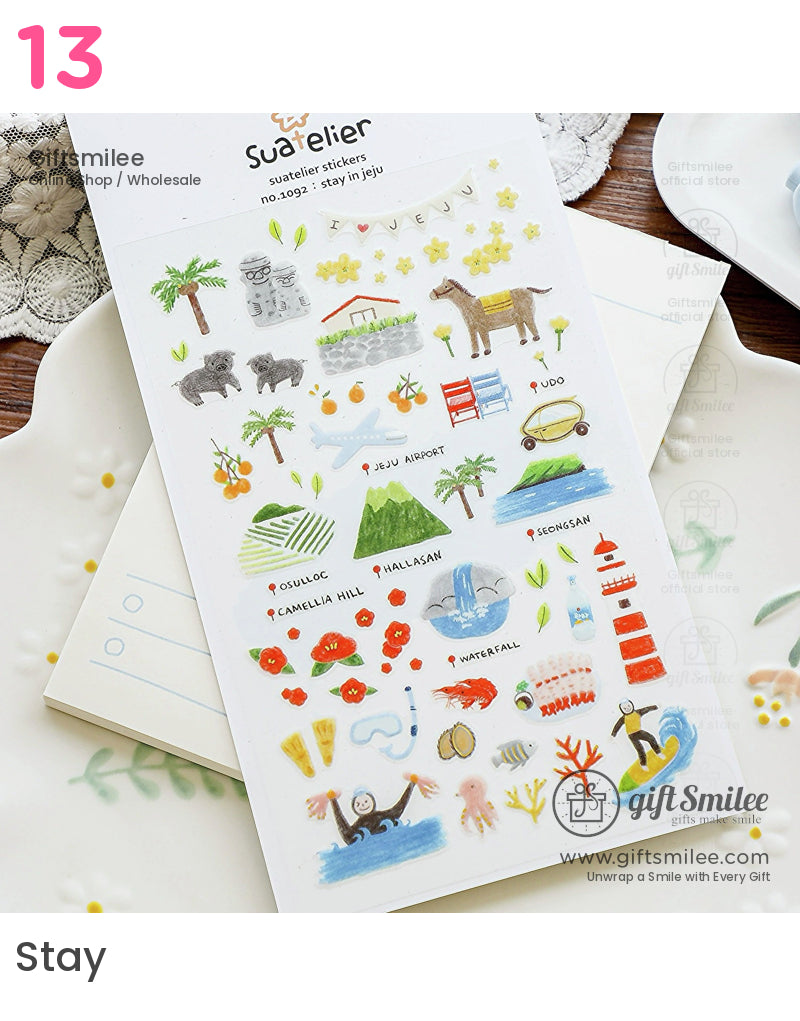 Epoxy Puffy Glossy 3D Sticker Sheet | KS-SA-4281