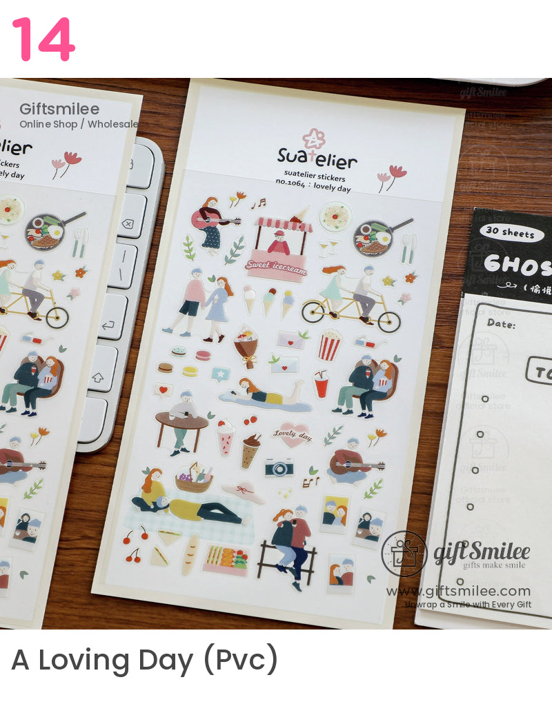 Epoxy Puffy Glossy 3D Sticker Sheet | KS-SA-4281