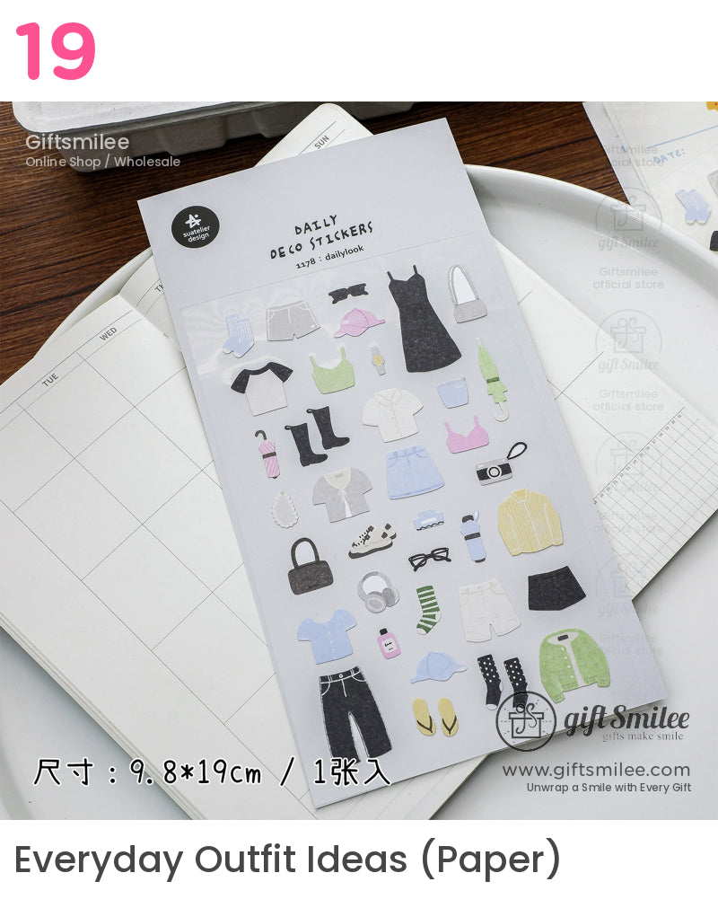 Epoxy Puffy Glossy 3D Sticker Sheet | KS-SA-4281