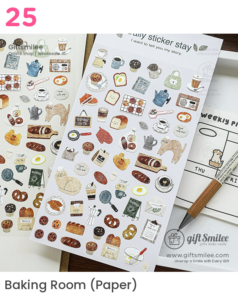 Epoxy Puffy Glossy 3D Sticker Sheet | KS-SA-4281