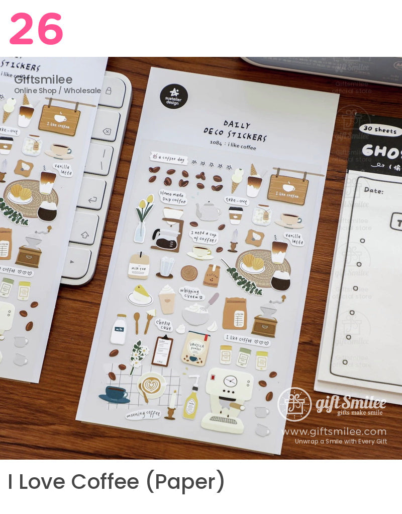 Epoxy Puffy Glossy 3D Sticker Sheet | KS-SA-4281