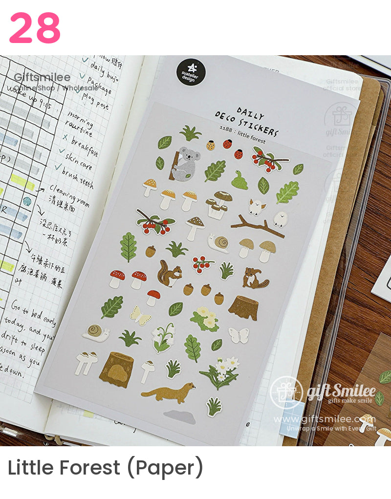 Epoxy Puffy Glossy 3D Sticker Sheet | KS-SA-4281