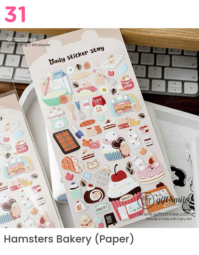 Epoxy Puffy Glossy 3D Sticker Sheet | KS-SA-4281