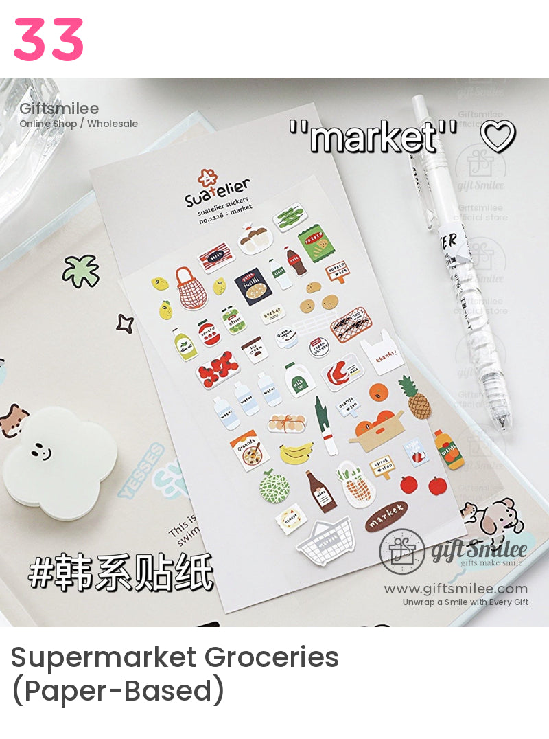 Epoxy Puffy Glossy 3D Sticker Sheet | KS-SA-4281