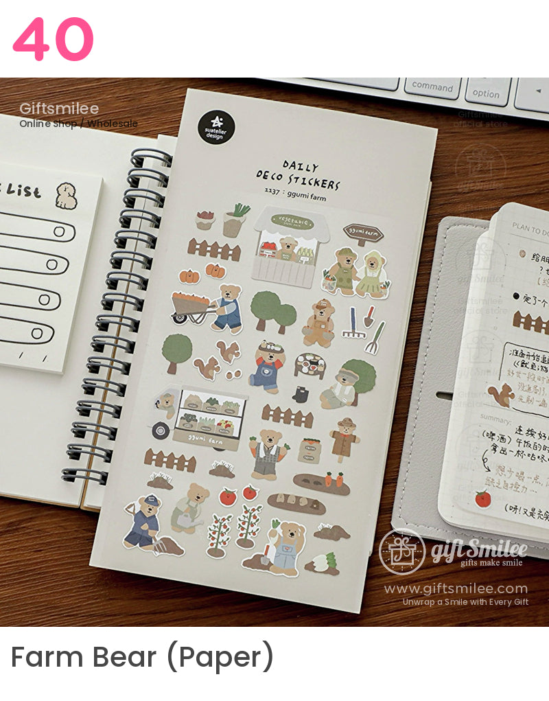 Epoxy Puffy Glossy 3D Sticker Sheet | KS-SA-4281