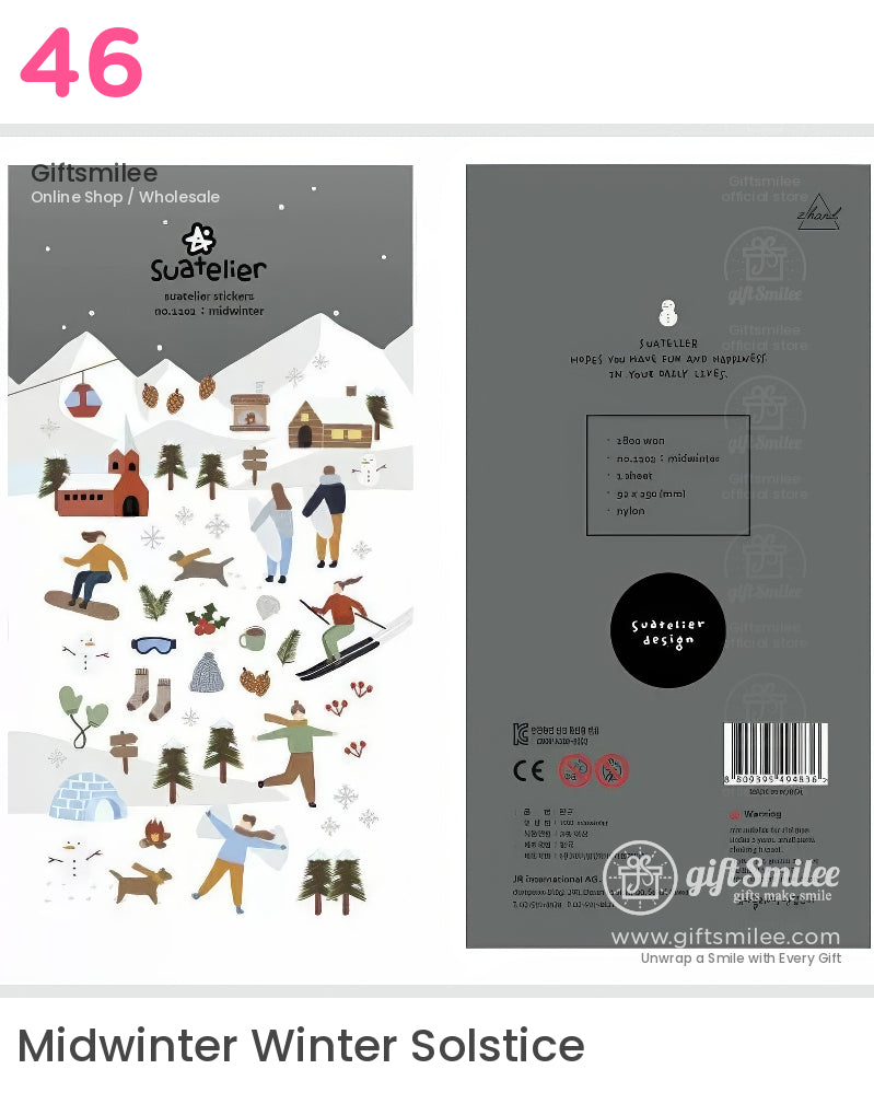 Epoxy Puffy Glossy 3D Sticker Sheet | KS-SA-4281