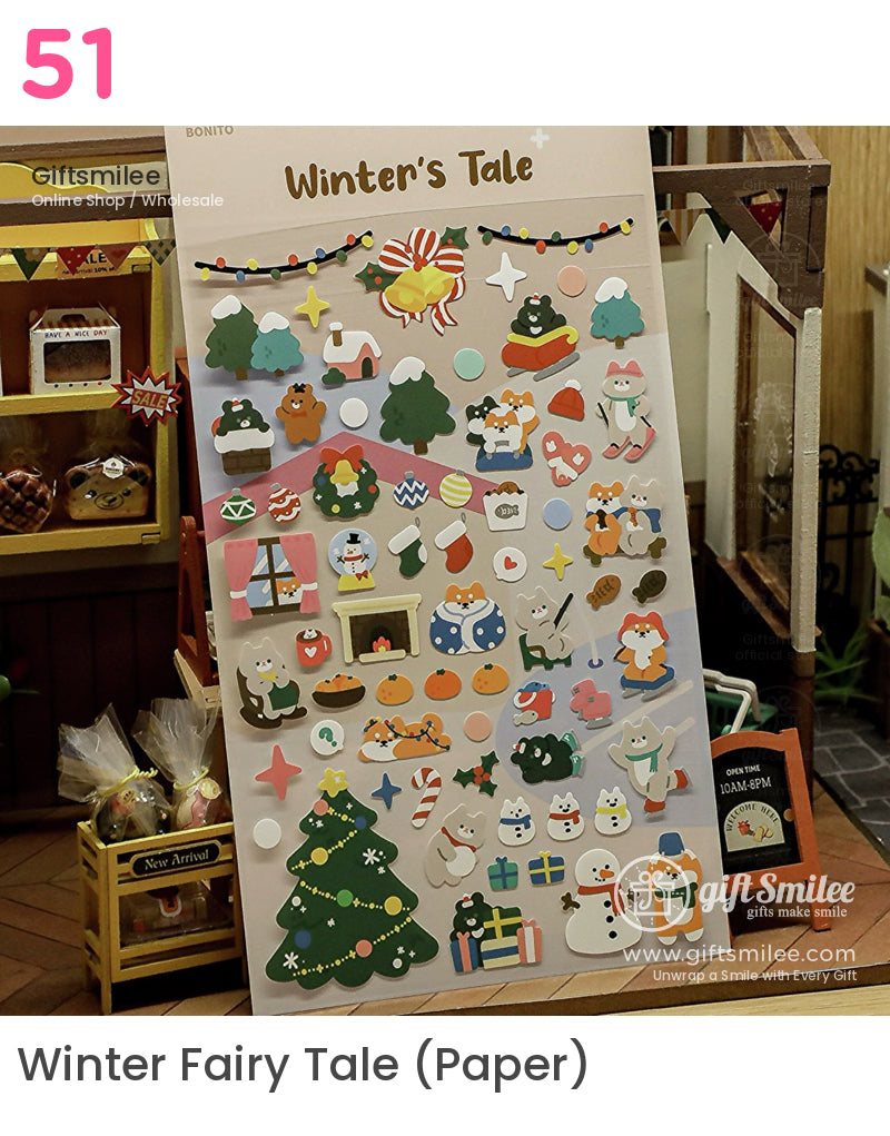 Epoxy Puffy Glossy 3D Sticker Sheet | KS-SA-4281