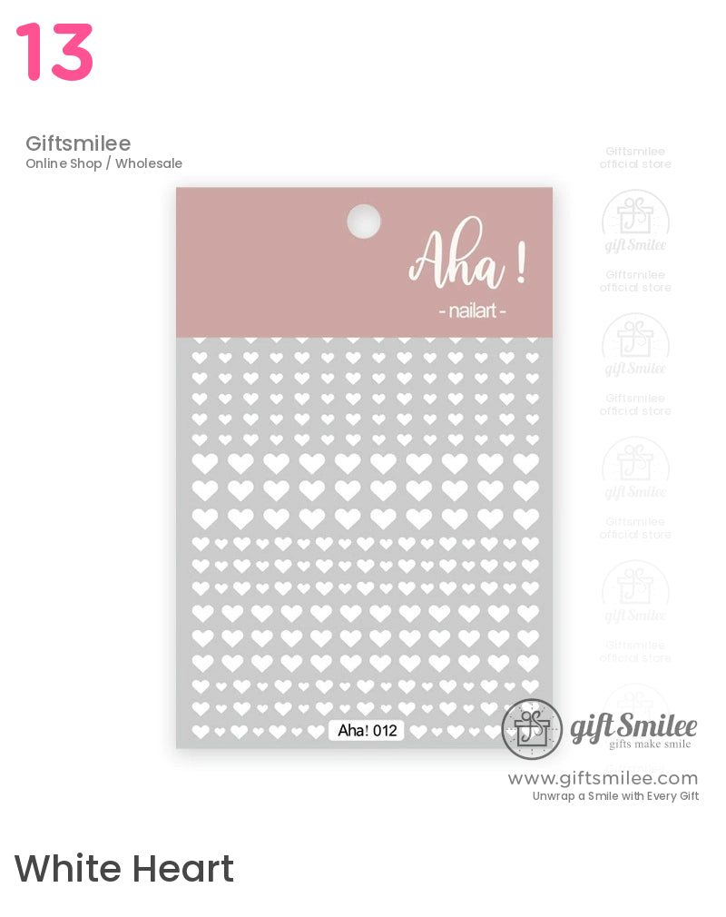 Mirror-Finish Silver Foil Micro Icons Decorative Stickers | KS-SA-4282
